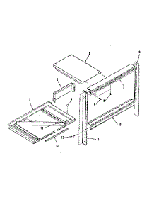 Trim And Micro Mounting Section parts for Kenmore Range 103.4418490 (1034418490, 103 4418490) from AppliancePartsPros.com