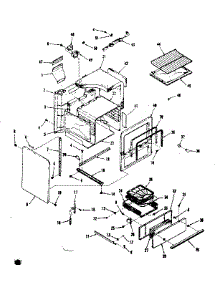 Lower Body Section parts for Kenmore Range 278.7808510 (2787808510, 278 7808510) from AppliancePartsPros.com