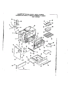 Body Section parts for Kenmore Range 911.6348410 (9116348410, 911 6348410) from AppliancePartsPros.com