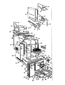 Cabinet parts for Kenmore Range 103.659910 (103659910, 103 659910) from AppliancePartsPros.com