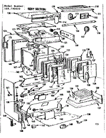 Body Section parts for Kenmore Range 103.790630 (103790630, 103 790630) from AppliancePartsPros.com