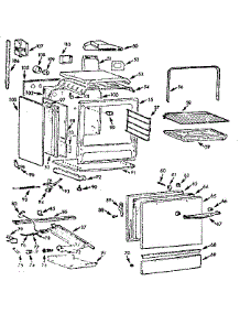 Lower Body Section parts for Kenmore Range 103.7846740 (1037846740, 103 7846740) from AppliancePartsPros.com