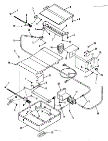 Broiler & Oven Burner Section parts for Kenmore Range 911.7318611 (9117318611, 911 7318611) from AppliancePartsPros.com