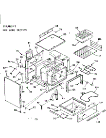 Body Section parts for Kenmore Range 911.9177910 (9119177910, 911 9177910) from AppliancePartsPros.com