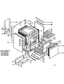 Body Section parts for Kenmore Range 119.9067220 (1199067220, 119 9067220) from AppliancePartsPros.com