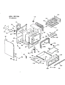 Body Section parts for Kenmore Range 911.9287612 (9119287612, 911 9287612) from AppliancePartsPros.com