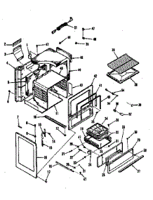Body Section parts for Kenmore Range 911.7188810 (9117188810, 911 7188810) from AppliancePartsPros.com