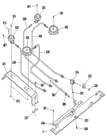 Top Burner Section parts for Kenmore Range 911.3678857 (9113678857, 911 3678857) from AppliancePartsPros.com