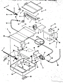 Broiler & Oven Burner Section parts for Kenmore Range 911.7378611 (9117378611, 911 7378611) from AppliancePartsPros.com