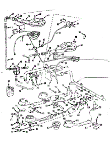Burner Section parts for Kenmore Range 103.7986601 (1037986601, 103 7986601) from AppliancePartsPros.com