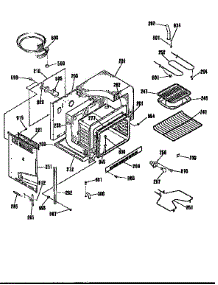 Body Section parts for Kenmore Range 911.4534091 (9114534091, 911 4534091) from AppliancePartsPros.com