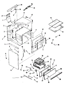 Body Section parts for Kenmore Range 911.7278610 (9117278610, 911 7278610) from AppliancePartsPros.com
