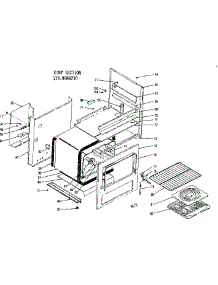 Body Section parts for Kenmore Range 119.9088210 (1199088210, 119 9088210) from AppliancePartsPros.com