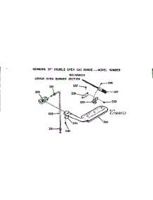 Upper Oven Burner Section parts for Kenmore Range 103.7858012 (1037858012, 103 7858012) from AppliancePartsPros.com