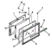 911.3618890 Oven Door Section