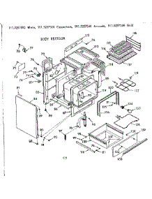 Body Section parts for Kenmore Range 911.9257540 (9119257540, 911 9257540) from AppliancePartsPros.com