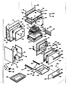 Body Section parts for Kenmore Range 103.9127241 (1039127241, 103 9127241) from AppliancePartsPros.com