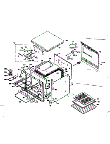 Body Section parts for Kenmore Range 850.4237080 (8504237080, 850 4237080) from AppliancePartsPros.com