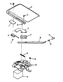 Door Lock Section parts for Kenmore Range 911.6408810 (9116408810, 911 6408810) from AppliancePartsPros.com