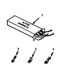 Wire Harnesses And Components parts for Kenmore Range 911.6408810 (9116408810, 911 6408810) from AppliancePartsPros.com