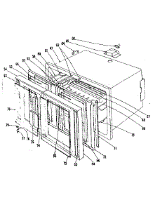 Oven Section parts for Kenmore Range 101.9136550 (1019136550, 101 9136550) from AppliancePartsPros.com