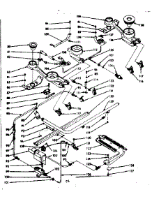 Burner Section parts for Kenmore Range 103.7466860 (1037466860, 103 7466860) from AppliancePartsPros.com