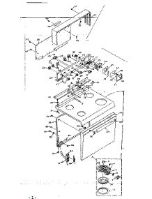 Cook Top And Door Parts parts for Kenmore Range 154.965600 (154965600, 154 965600) from AppliancePartsPros.com