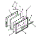 Oven Door Section For Model Number 911.9148710