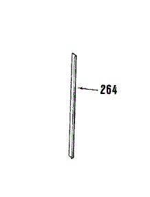 Opt. Vert. Trim Exten. 8078690 parts for Kenmore Range 911.3678896 (9113678896, 911 3678896) from AppliancePartsPros.com
