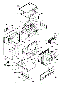 Body Section parts for Kenmore Range 911.9237342 (9119237342, 911 9237342) from AppliancePartsPros.com