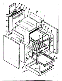 Body Section parts for Kenmore Range 119.7266740 (1197266740, 119 7266740) from AppliancePartsPros.com