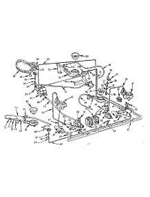 Burner Section parts for Kenmore Range 103.796624 (103796624, 103 796624) from AppliancePartsPros.com