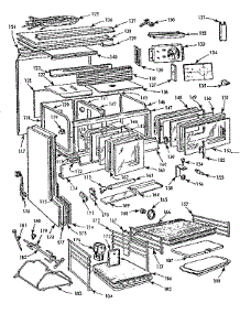 Body Section parts for Kenmore Range 103.796624 (103796624, 103 796624) from AppliancePartsPros.com