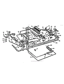 Burner Section parts for Kenmore Range 103.733610 (103733610, 103 733610) from AppliancePartsPros.com