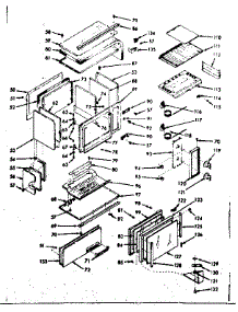 Upper Body Section parts for Kenmore Range 103.7707040 (1037707040, 103 7707040) from AppliancePartsPros.com