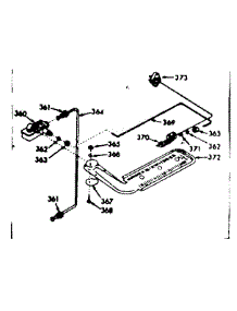 Upper Oven Burner Section parts for Kenmore Range 103.7707040 (1037707040, 103 7707040) from AppliancePartsPros.com