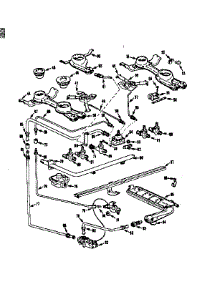 Burner Section parts for Kenmore Range 103.7546690 (1037546690, 103 7546690) from AppliancePartsPros.com