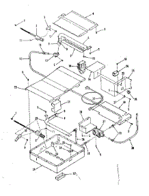 Broiler & Oven Burner Section parts for Kenmore Range 911.7318513 (9117318513, 911 7318513) from AppliancePartsPros.com