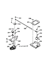 Power Lock Section parts for Kenmore Range 103.7337140 (1037337140, 103 7337140) from AppliancePartsPros.com