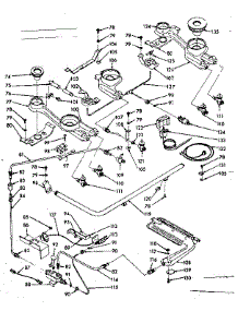 Burner Section parts for Kenmore Range 103.7426760 (1037426760, 103 7426760) from AppliancePartsPros.com