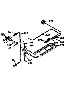 Upper Oven Burner Section parts for Kenmore Range 103.7717220 (1037717220, 103 7717220) from AppliancePartsPros.com