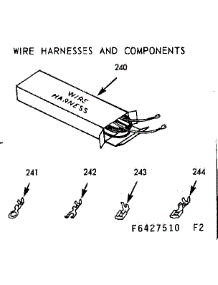 Wire Harness And Components parts for Kenmore Range 103.6427540 (1036427540, 103 6427540) from AppliancePartsPros.com
