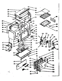 Upper Body Section parts for Kenmore Range 103.7717040 (1037717040, 103 7717040) from AppliancePartsPros.com