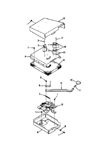 Illustration For Power Lock Section parts for Kenmore Range 911.7398611 (9117398611, 911 7398611) from AppliancePartsPros.com