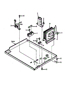 Microwave Parts parts for Kenmore Range 911.9878310 (9119878310, 911 9878310) from AppliancePartsPros.com