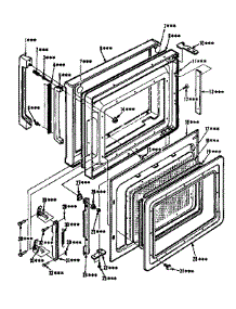 Door Parts parts for Kenmore Range 911.9878310 (9119878310, 911 9878310) from AppliancePartsPros.com