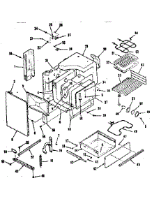 Lower Body Section parts for Kenmore Range 911.9878310 (9119878310, 911 9878310) from AppliancePartsPros.com