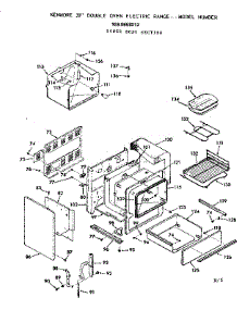Lower Body Section parts for Kenmore Range 103.9858012 (1039858012, 103 9858012) from AppliancePartsPros.com