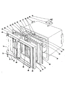 Oven Section parts for Kenmore Range 101.9126500 (1019126500, 101 9126500) from AppliancePartsPros.com