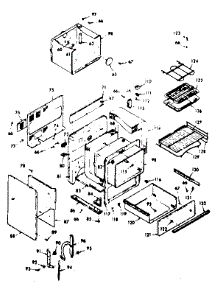 Body Section parts for Kenmore Range 103.9337361 (1039337361, 103 9337361) from AppliancePartsPros.com